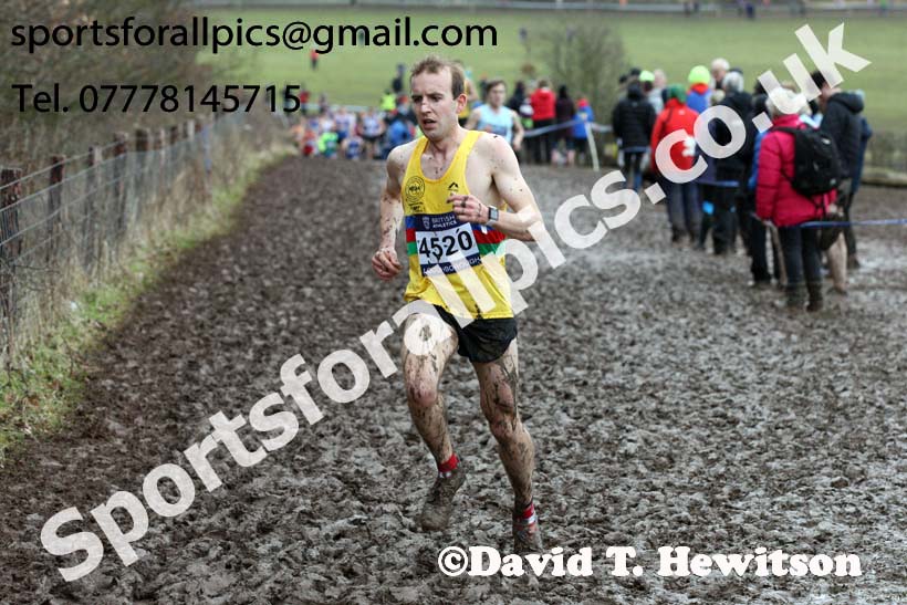 Senior mens 2018 British Inter Counties Cross Country Champs., Prestwold Hall, Loughborough. Photo: David T. Hewitson/Sports for All Pics
